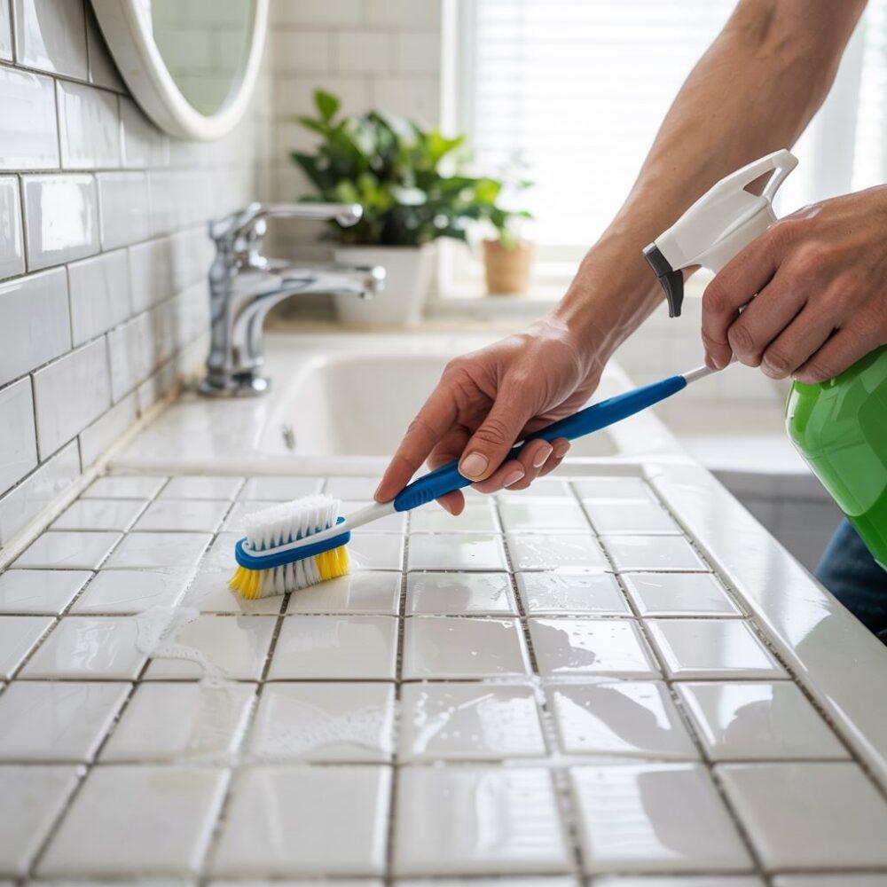 szczoteczka do czyszczenia fug