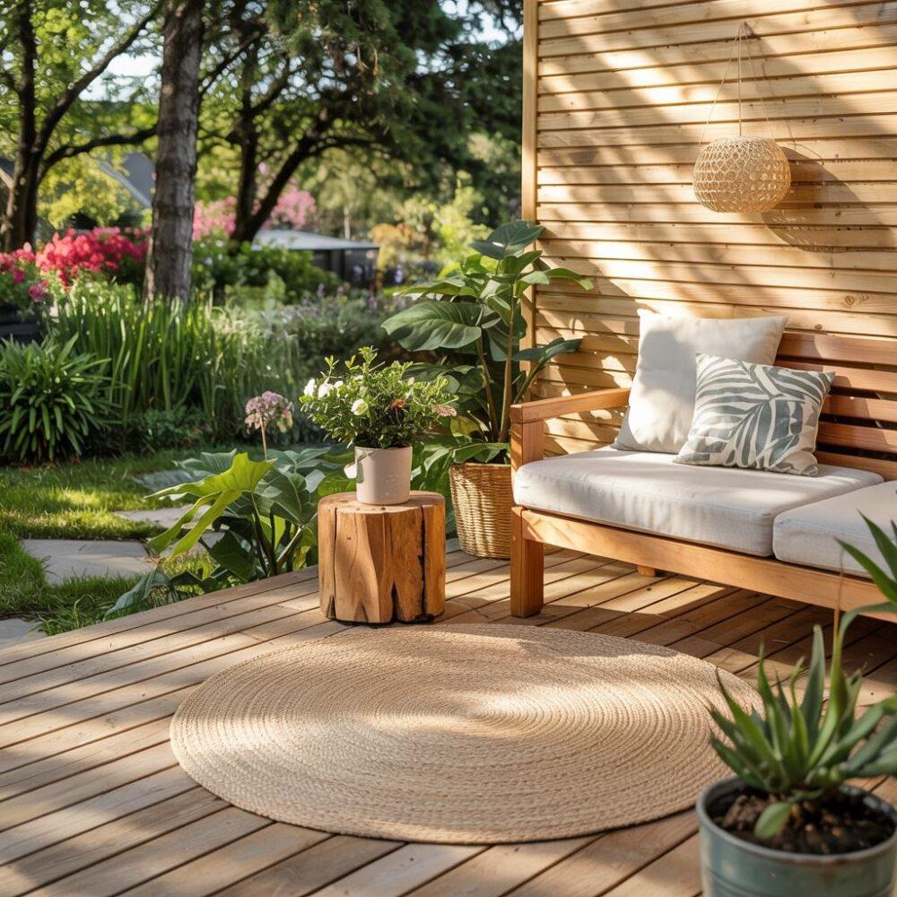 taras z drewna egzotycznego