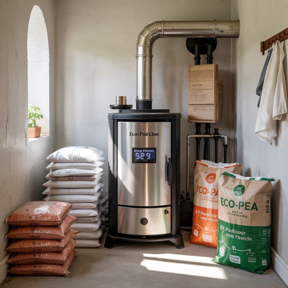 technologia ogrzewania ekogroszkiem