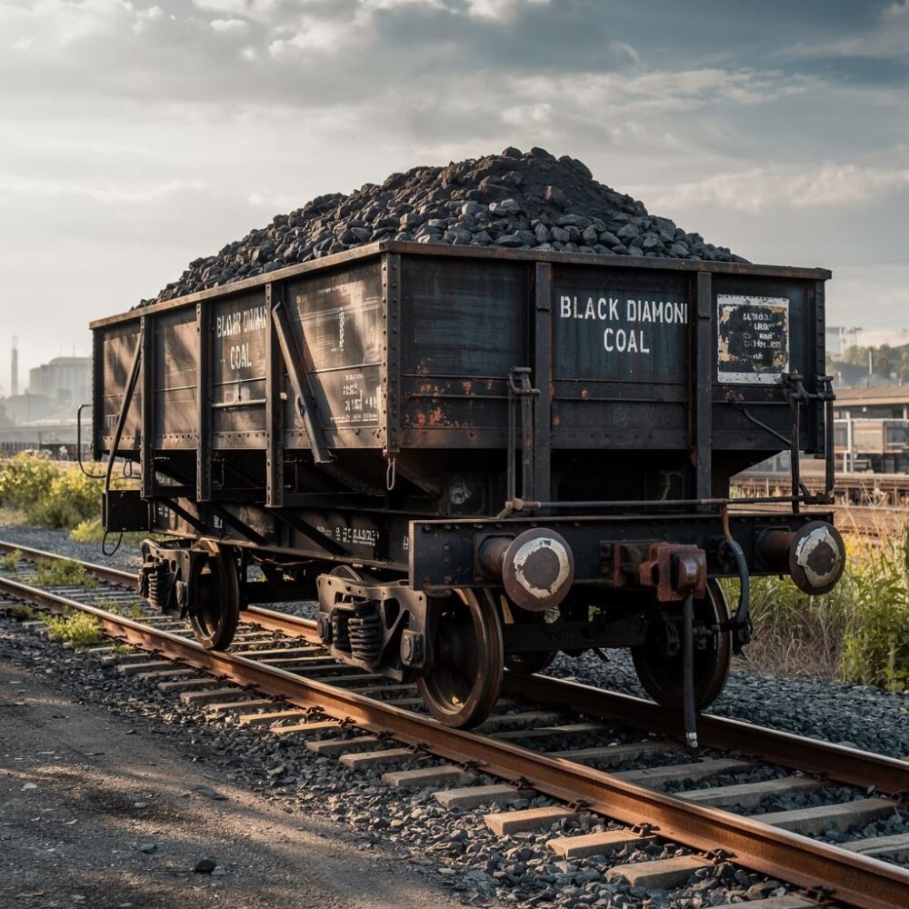 transport węgla koleją