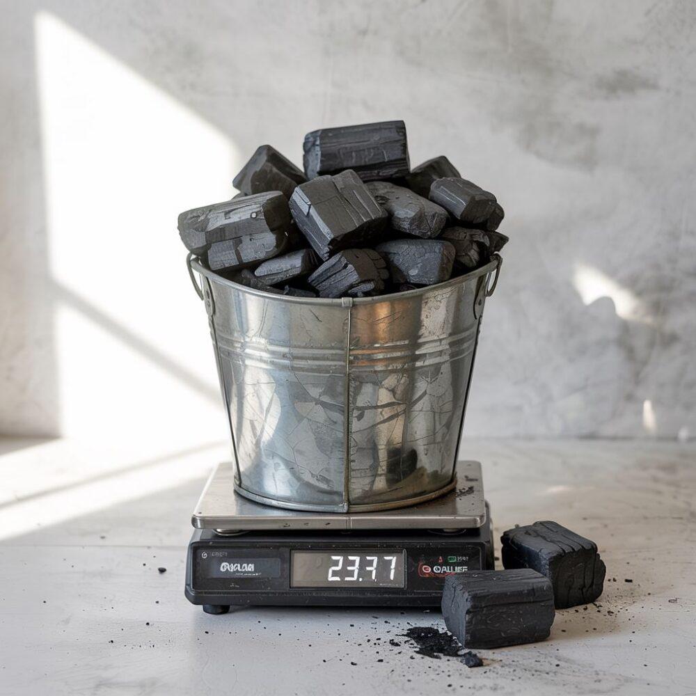 waga wiadra węgla