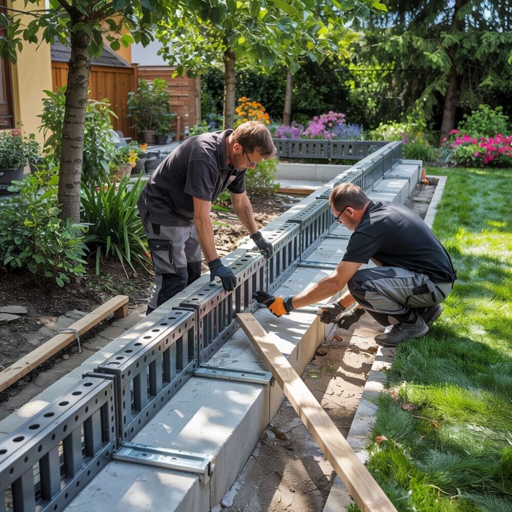 warstwa żwiru pod fundament