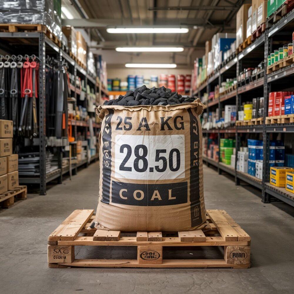 worek węgla w sklepie