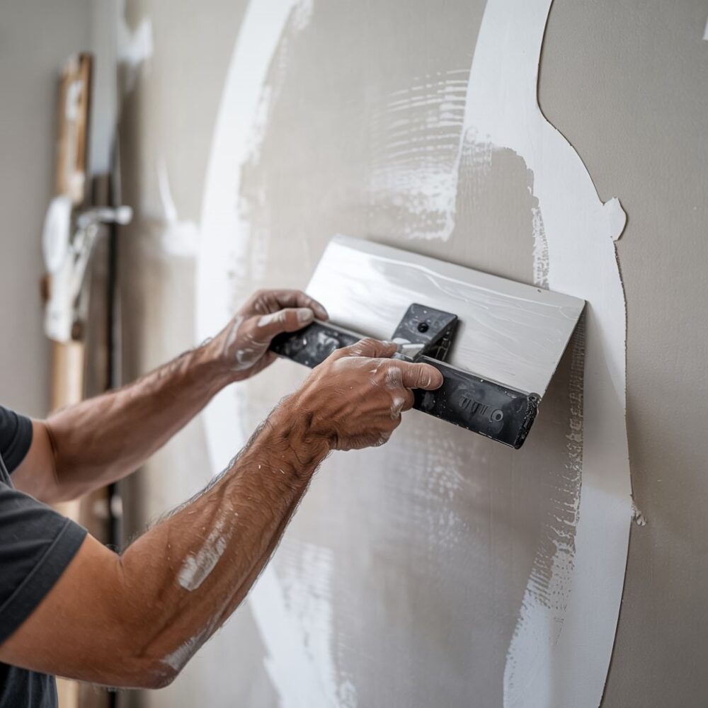 wygładzanie ściany bez pyłu