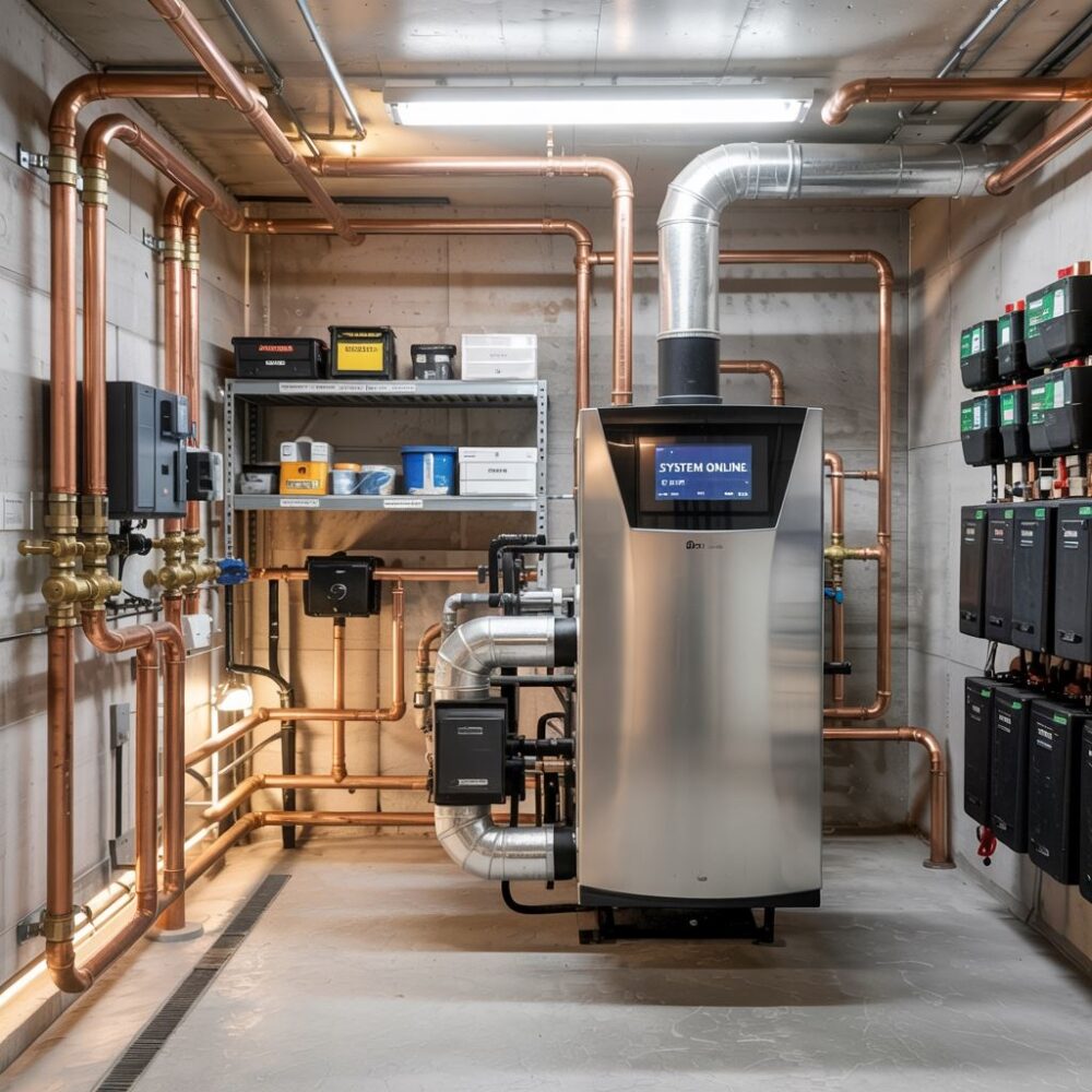 wyposażenie bezpieczeństwa w kotłowni