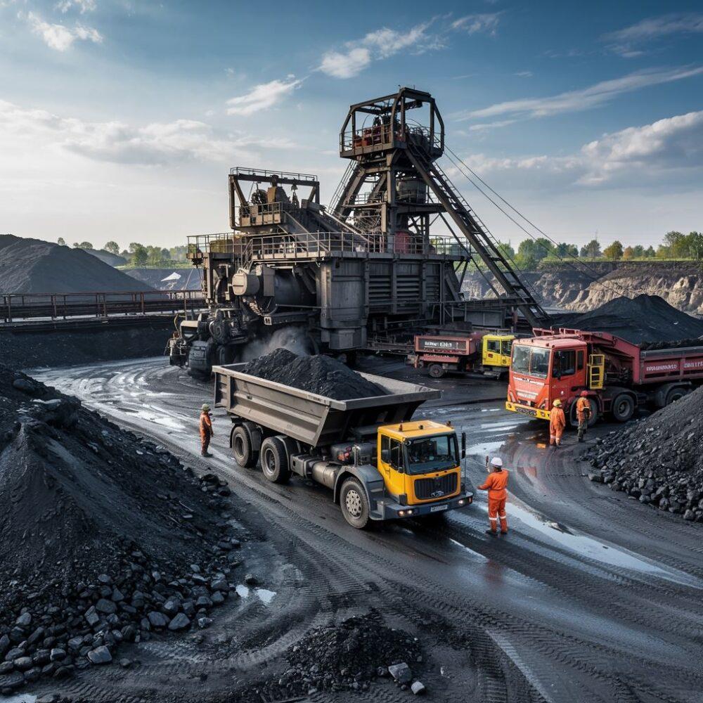 załadunek węgla