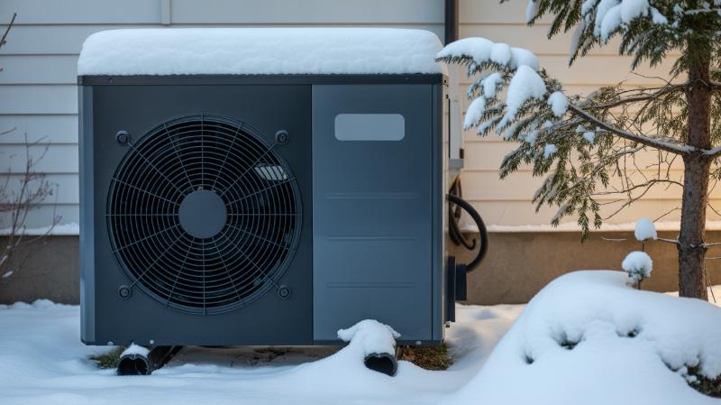 ogrzewanie pompą ciepła zimą